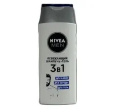 Шампунь-Гель 3в1 NIVEA MEN Освежающий 250мл *12