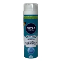 1m6MKqFK NIVEA MEN 200мл ГЕЛЬ для бритья чистая кожа(ДЛЯ ПРОБЛЕМНОЙ)