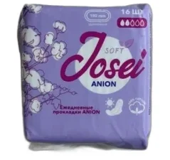 2tPeYpDe Ежедневные жен. прокладки JOSEI ANION(Удлиненные) 2кап/16шт