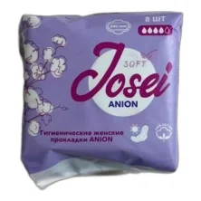 43SRkl9h Гигиенические жен. прокладки JOSEI ANION (дневные) 4кап/8шт