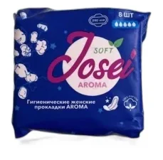 5iG5ElEL Гигиенические жен. прокладки JOSEI AROMA (ночные) 5кап/8шт