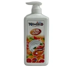 ГЕЛЬ ДЛЯ ПОСУДЫ TOMIKO Грейпфрут 1л/12