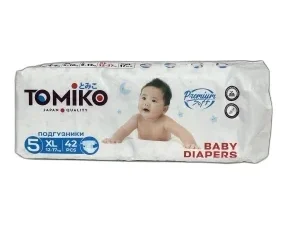 XL 42 Подгузники на липучках TOMIKO