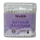 Ватные палочки TOMIKO 200шт (спираль - круглый)