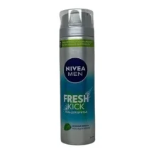 IoRo409c NIVEA MEN 200 мл ГЕЛЬ Для бритья, FRESH KICK *12