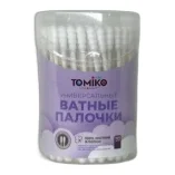 Ватные палочки TOMIKO 100шт (спираль - круглый )