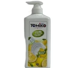 ГЕЛЬ ДЛЯ ПОСУДЫ TOMIKO Сочный лимон 1 литр