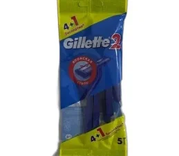 GILLETTE 2. 4+1 (5шт) одноразки