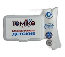 Детский салфетки TOMIKO 80шт