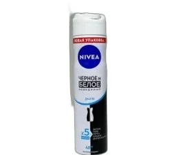 NIVEA део-спрей PURE Невидимая на черном-белом 150 Мл