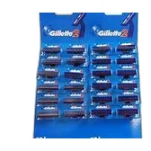 Gillette 2 одноразки 2 лезвия. На листе 24 шт.