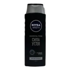 Шампунь-уход NIVEA MEN Сила угля 400мл /12