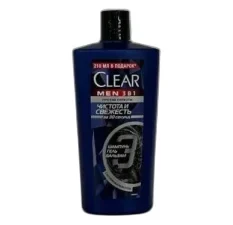 Шампунь Clear Men против перхоти 3в1 Чистота и свежесть 610