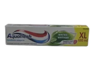 Aquafresh зубная. паста XL мягко-мятная. зелёная 100мл.